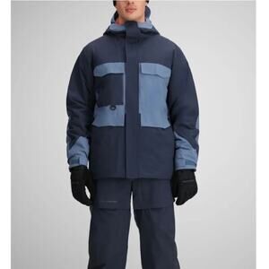 NWT Obermeyer Men's Blue Nights Recco Oberreute Jacket Size M